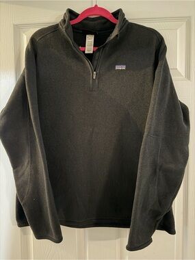 Patagonia Black Half-Zip Fleece Pullover